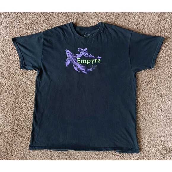 Empyre Stream of Consciousnes T-Shirt Men's Large Black Short Sleeve - Picture 3 of 5